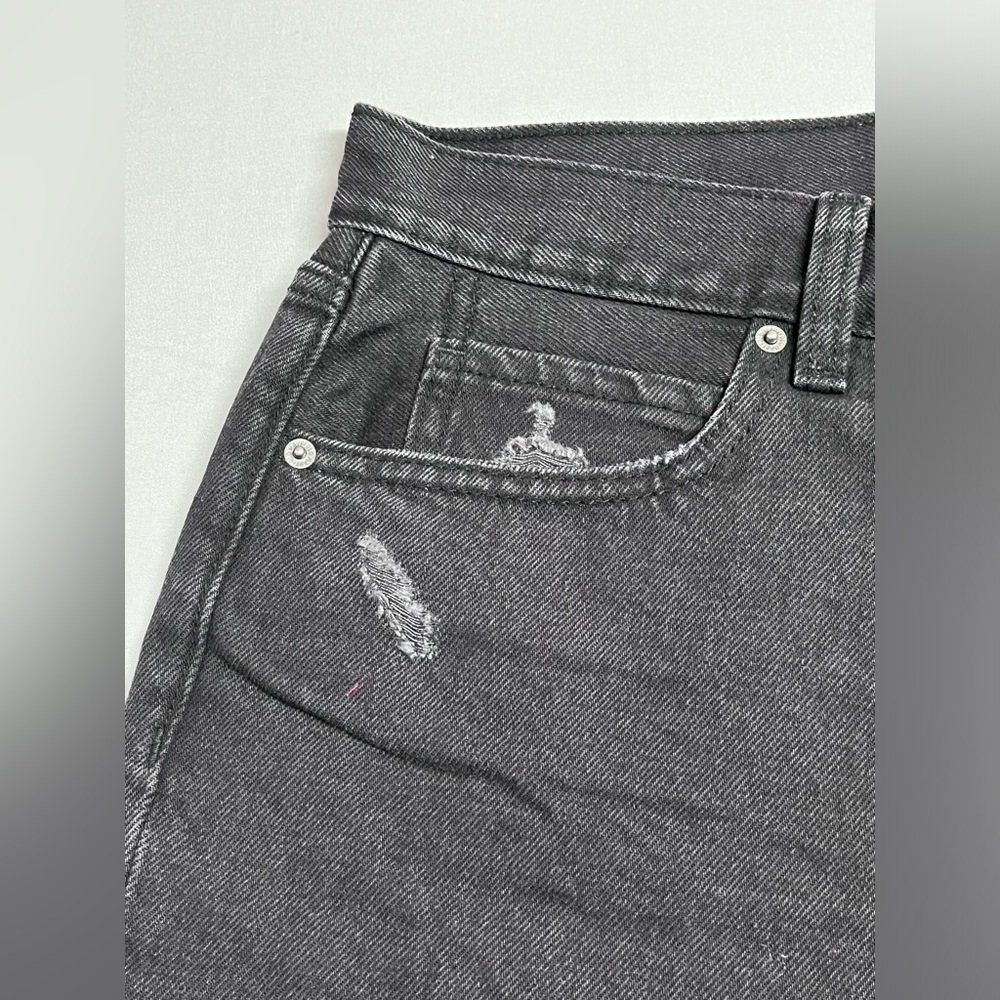 Old Navy Slouchy Straight High Rise Black Jeans Size 14 . NWT - Picture 6 of 10